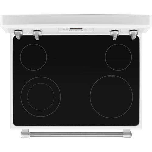 Maytag 30" White Smooth Top Range With 6.2 CuFt Self Cleaning Oven