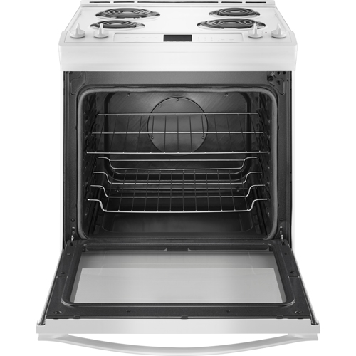 Whirlpool WEC530H0DW 30" White SlideIn Gas Range with 6.2 CuFt Self