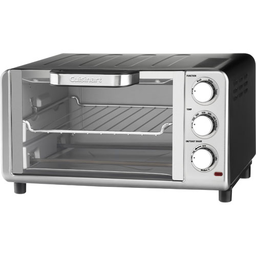 Cuisinart TOB80 4 Slice Toaster Oven / Broiler Stainless Steel