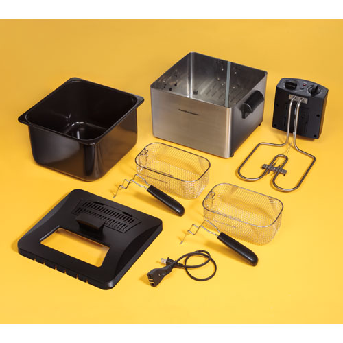 Hamilton Beach Professional Style Deep Fryer With 2 Food Baskets