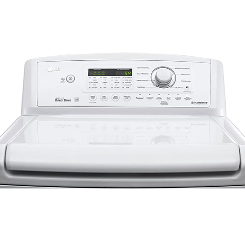 LG WT4870CW 4.5 CuFt Top Load Washer, 8 Cycles, 5 Speeds, Water Levels