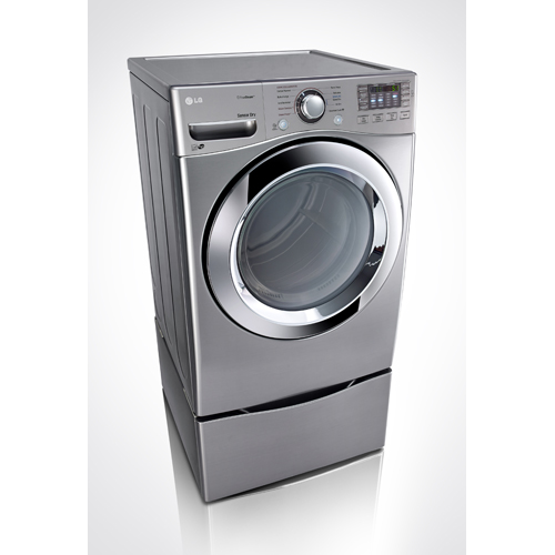 LG DLGX3371V 7.4 CuFt Graphite 27" Front Load Gas Dryer BrandsMart USA
