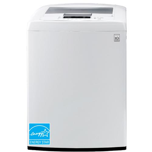 LG WT1101CW 4.1 CuFt White 27" Top Load Washer With 7.3 CuFt White 27