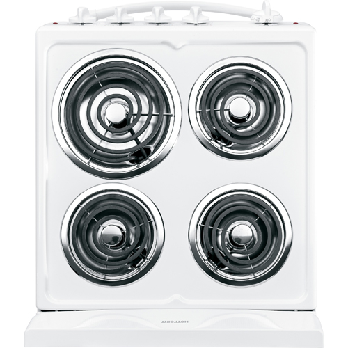 Hotpoint 20" White Electric Coil Range RA720KWH BrandsMart USA