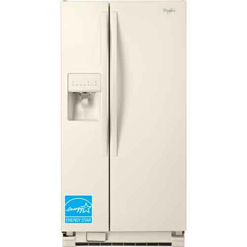 Whirlpool WRS322FDAT Bisque/Biscuit Complete Kitchen Package, Whirlpool