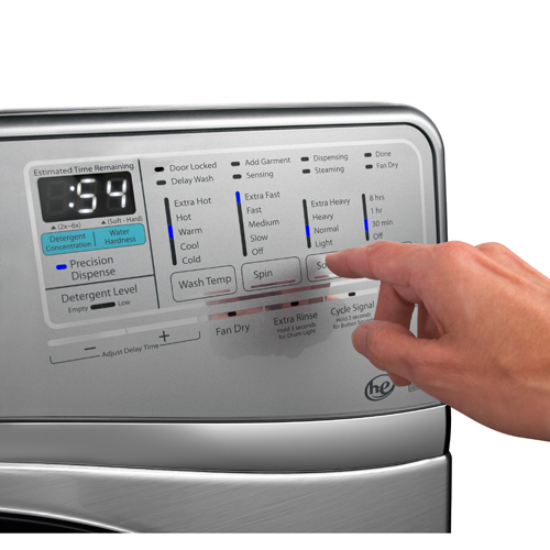 Whirlpool WFW96HEAU 4.3 CuFt Duet Steam Front Load Washer, 12 Cycles