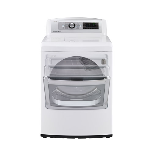 LG DLEX5780WE 7.3 CuFt Easyload™ Series White 27" Electric Dryer