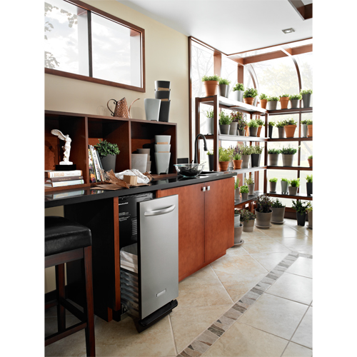 KitchenAid KUCS03FTSS Fully Integrated Trash Compactor, 1.4 CuFt