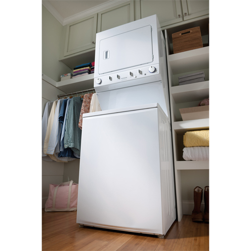 Frigidaire FFLE4033QW 5.5 CuFt 27" White Washer/Dryer Combination
