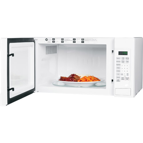 GE JES1460DNWW 1.4 CuFt White Countertop Microwave BrandsMart USA