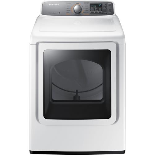Samsung 4.8 CuFt White 27" Top Load Washer With 7.4 CuFt White 27