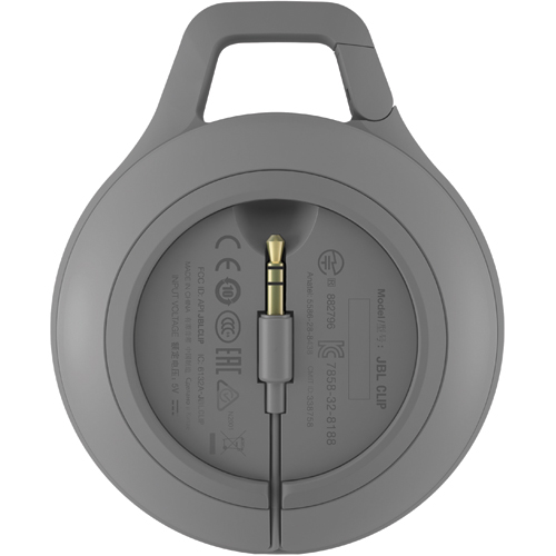 JBL CLIPPLUSGRAY Clip Portable Bluetooth Splashproof Speaker Gray