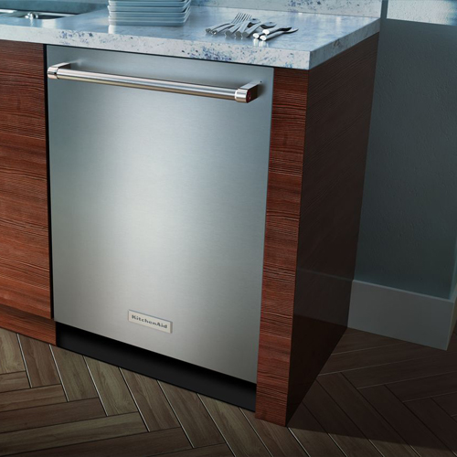 KitchenAid KDTM704ESSSS 24" Stainless Steel BuiltIn Dishwasher BrandsMart USA