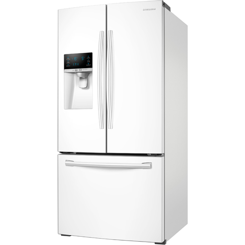 Samsung RF26J7500WW/AA 25.5 CuFt White 3 Door French Door Refrigerator BrandsMart USA