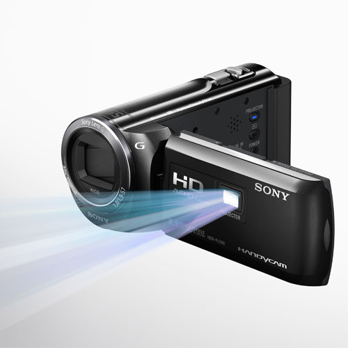 Sony HDRPJ380/B 8.9 MP Handycam 3.0" LCD Camcorder, 16GB Flash Memory