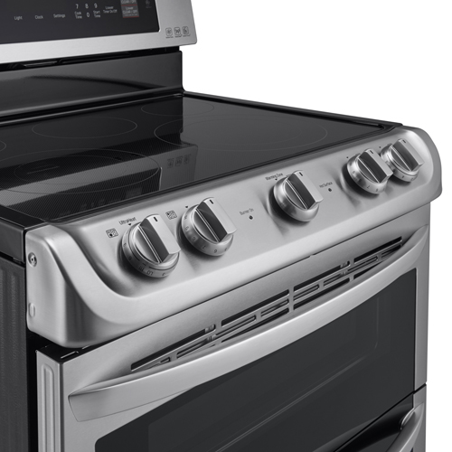 LG LDE4413ST 30" Stainless Steel Electric Smooth Top Double Range With