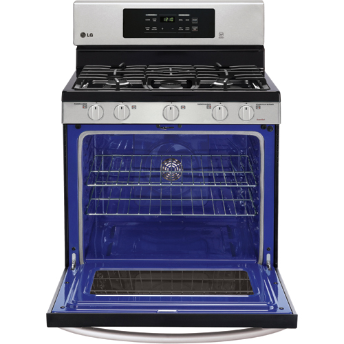 LG LRG3081ST 30" Stainless Steel Freestanding Gas Range With 5.4 CuFt