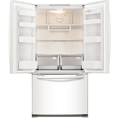 Samsung RF18HFENBWW 18 CuFt White 3 Door Counter Depth French Door