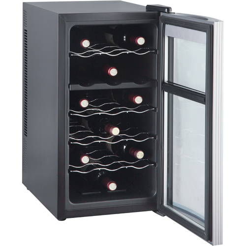 Avanti EWC18N2PD 13.5" 18 Bottle Platinum Wine Chiller BrandsMart USA