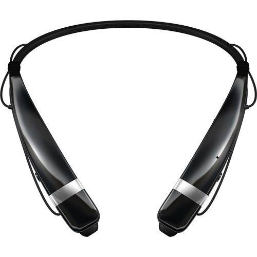 LG TONE PRO II Wireless AroundTheNeck Black Headphones BrandsMart USA