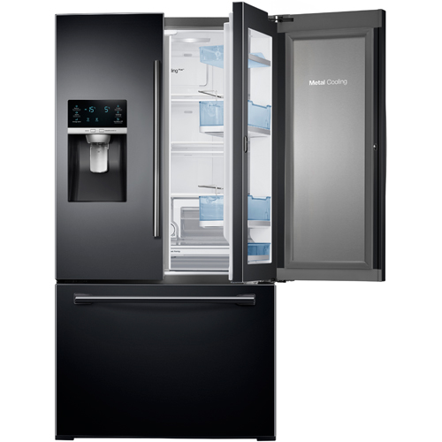 Samsung RF28HDEDPBC 28.0 CuFt Food Showcase Black French 3 Door