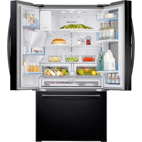 Samsung RF28HDEDPBC 28.0 CuFt Food Showcase Black French 3 Door