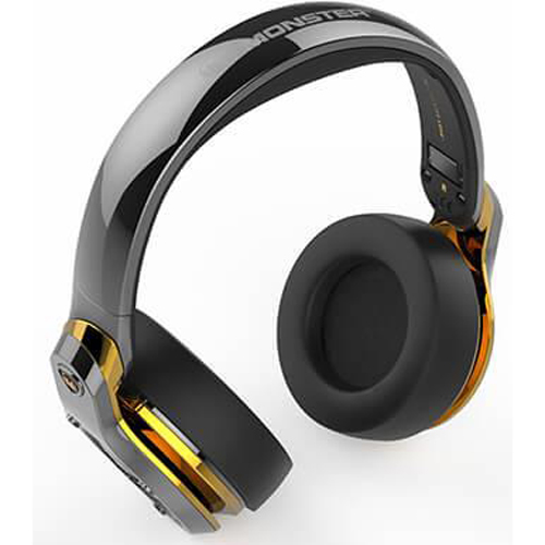 Monster 13704400 ROC Sport Black Platinum OverTheEar Headphones