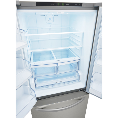 LG LFCS22520S 21.8 CuFt Stainless Steel 3 Door French Door Refrigerator
