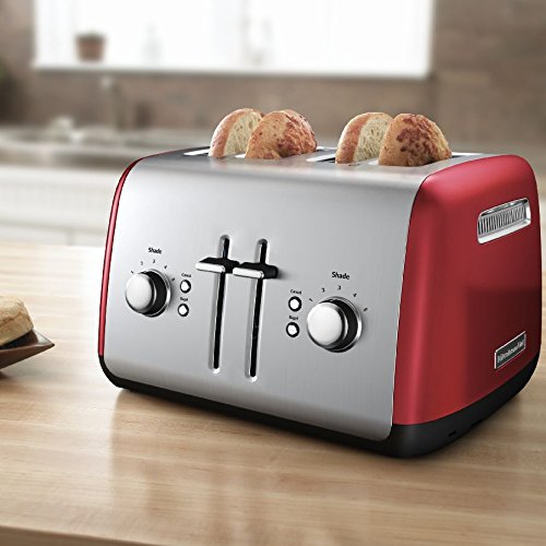 KitchenAid KMT4115ER 4 Slice Manual Lever Toaster BrandsMart USA