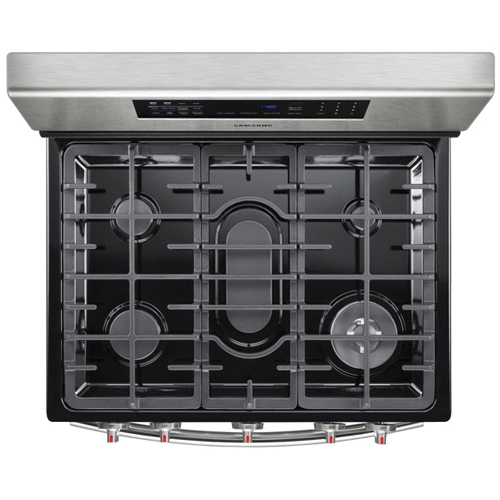 Samsung FX710BGS/XAA 30" Freestanding Gas Range, 5.8 CuFt, 18000/15000