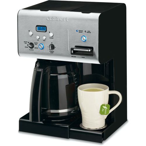 Cuisinart CHW-12 12 Cup Coffee Maker And Hot Water System - Black BrandsMart USA