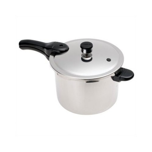 Presto 01241 4 Quart Pressure Cooker Polished Aluminum BrandsMart USA