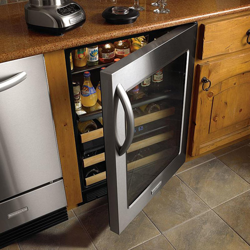 KitchenAid KBCS24RSBS 24" 22 Bottle Stainless Steel Beverage Center