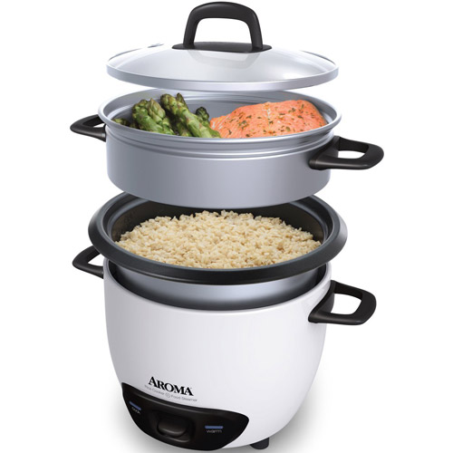 Aroma ARC7471NG 14 Cup Pot Style Rice Cooker & Steamer BrandsMart USA