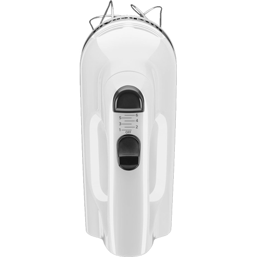 KitchenAid KHM512WH 5 Speed Ultra Power Hand Mixer White BrandsMart USA