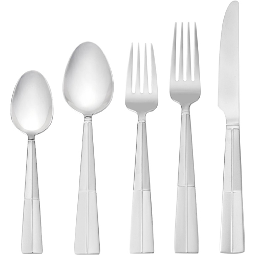 International Silver 5114325 20 Piece Arabesque Frost Flatware Set For