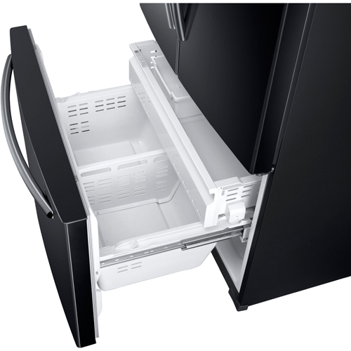 Samsung RF26HFENDBC/AA 25.7 CuFt Black 3 Door French Door Refrigerator