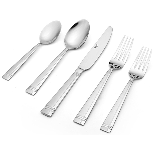 Pfaltzgraff 5112363 20 Piece Dawson Frost Flatware Set For 4