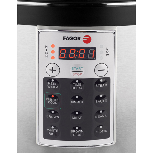 Fagor 670041930 6 Quart Premium Electric Pressure Cooker And Rice