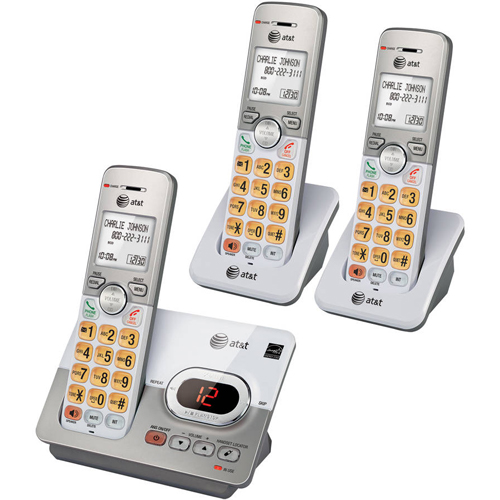 AT&T EL52303 DECT 6.0 3 Handset Cordless Phone With Digital Answering Machine BrandsMart USA