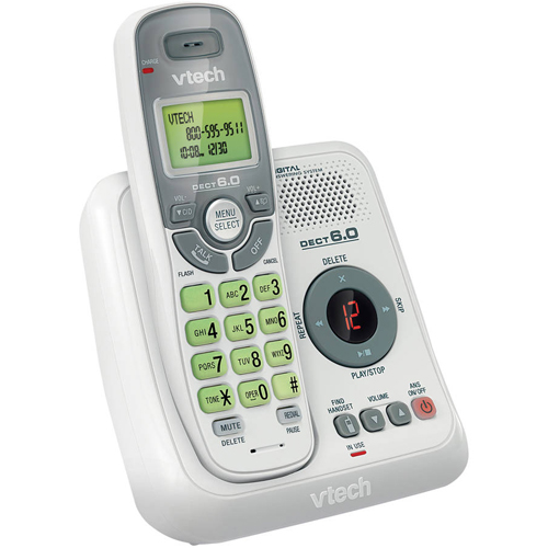 VTech CS6124 DECT 6.0 Cordless Phone With Digital Answering Machine