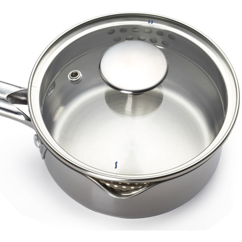 Wearever A834S984 10 Piece Cook & Strain Stainless Steel Cookware Set