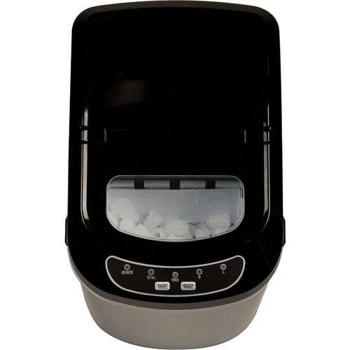 Haier HPIM25SS Portable Ice Maker, 25 Pounds Of Ice In 24 Hours, Holds