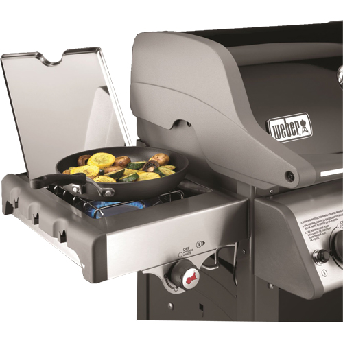 weber 3 burner with side burner