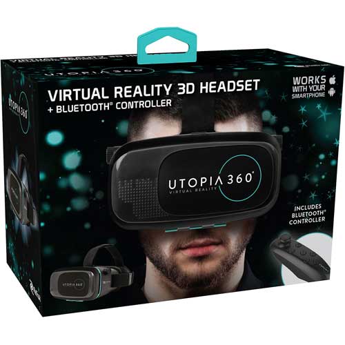 Retrak ETVRC Utopia 360 Virtual Reality Headset And Bluetooth