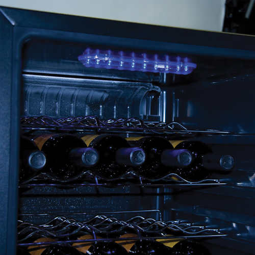 Aficionado A313 40 Bottle Wine Cooler, Adjustable Temperatures, LED