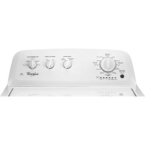 Whirlpool WTW4616FW 3.5 CuFt White 27" Top Load Washer BrandsMart USA