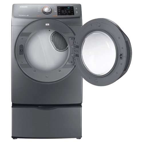 Samsung DV42H5200EP 7.4 CuFt Platinum 27" Front Load Electric Dryer
