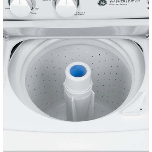 GE GUD24GSSJWW 24" Spacemaker® White Washer/Dryer Combination