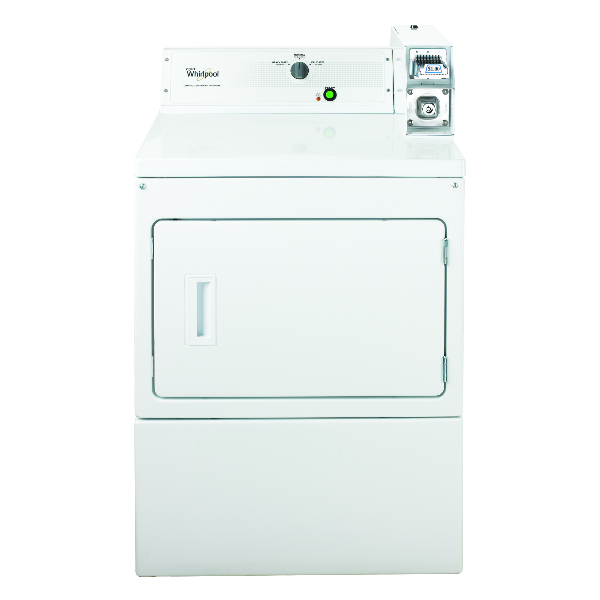 Whirlpool CAE2743BQWW 2.9 CuFt White 27" Top Load Commercial Washer